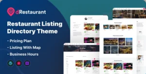 dRestaurant Multipurpose WordPress Theme GPL