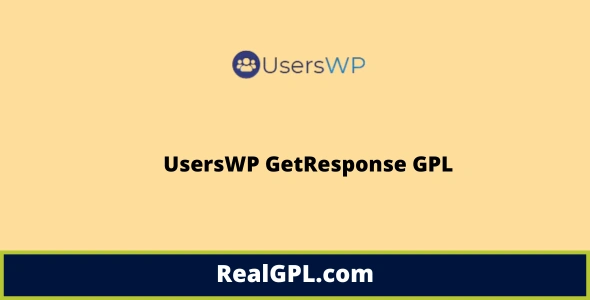 UsersWP GetResponse GPL