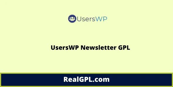 UsersWP Newsletter GPL