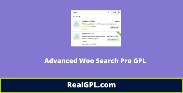 Advanced Woo Search Pro GPL