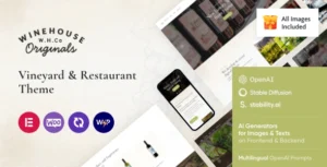 Wine House Theme GPL