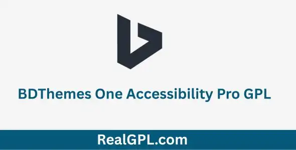 BDThemes One Accessibility Pro GPL BDThemes One Accessibility Pro GPL