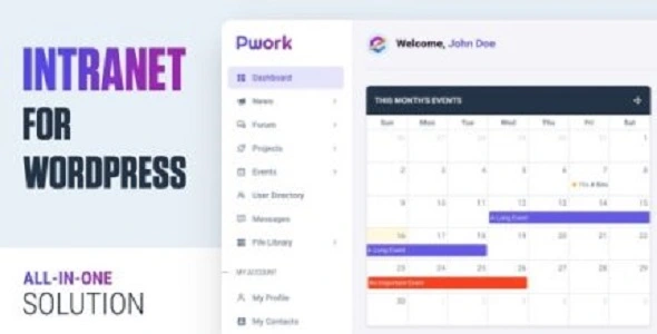Pwork Intranet For WordPress GPL Pwork Intranet For WordPress GPL