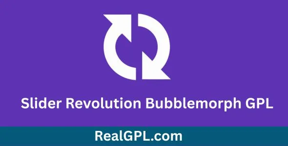 Slider Revolution Bubblemorph GPL