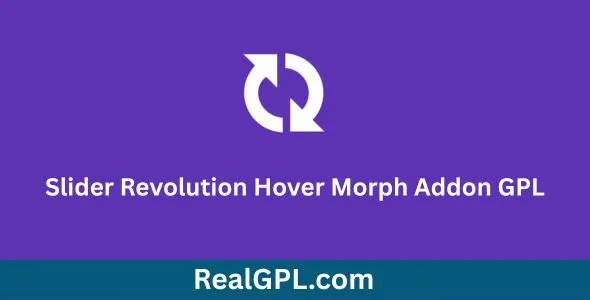 Slider Revolution Hover Morph Addon GPL