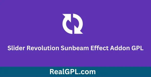 Slider Revolution Sunbeam Effect Addon GPL