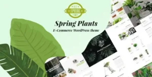 Spring Plants Theme GPL
