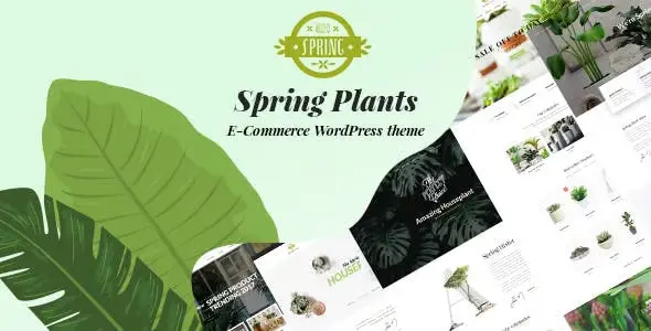Spring Plants Theme GPL Spring Plants Theme GPL