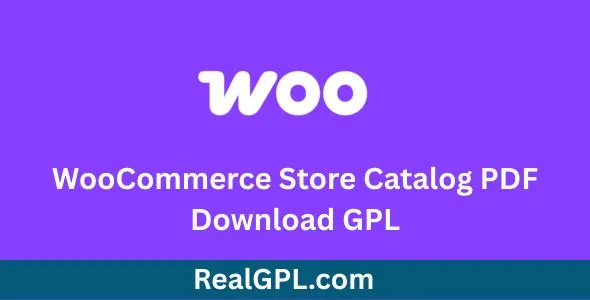 WooCommerce Store Catalog PDF Download GPL WooCommerce Store Catalog PDF Download GPL