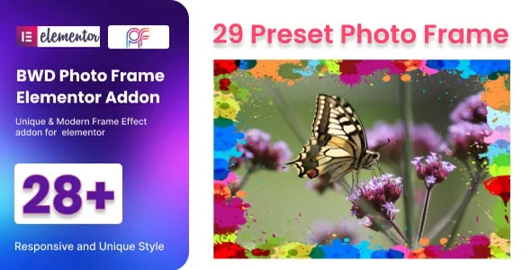 Photo Frame Addon For Elementor GPL