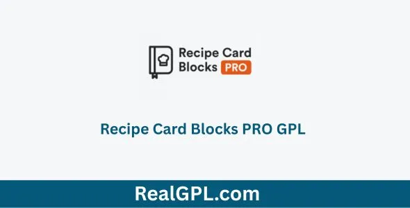 Recipe Card Blocks PRO GPL