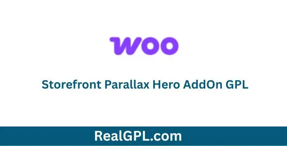Storefront Parallax Hero AddOn GPL