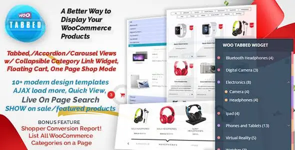 WooCommerce Tabbed Category Product Listing Pro GPL