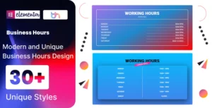 BWD Business Hours addon for elementor GPL