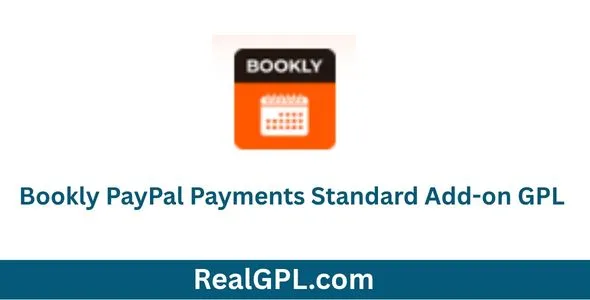 Bookly PayPal Payments Standard Add-on GPL