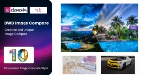Image Compare addon for elementor GPL