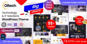 Oitech Technology WordPress Theme GPL