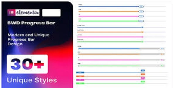 Progress Bar addon for Elementor GPL