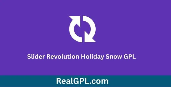 Slider Revolution Holiday Snow GPL