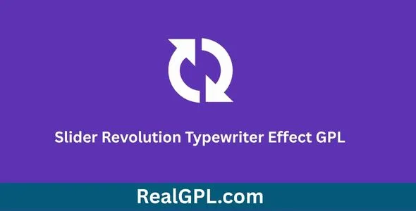 Slider Revolution Typewriter Effect GPL Slider Revolution Typewriter Effect GPL