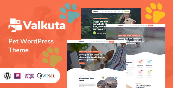 Valkuta Pet WordPress Theme GPL